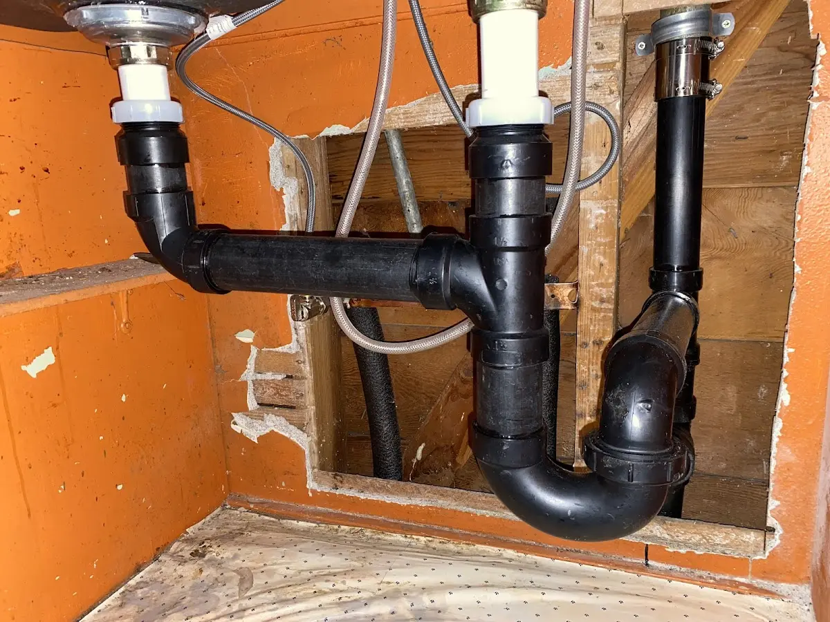Professional Repiping Services equipment and tools on the job in Clarkson